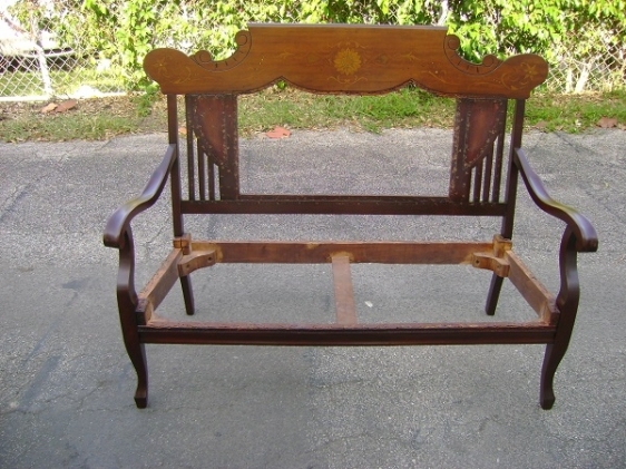 Bench repaired and restored